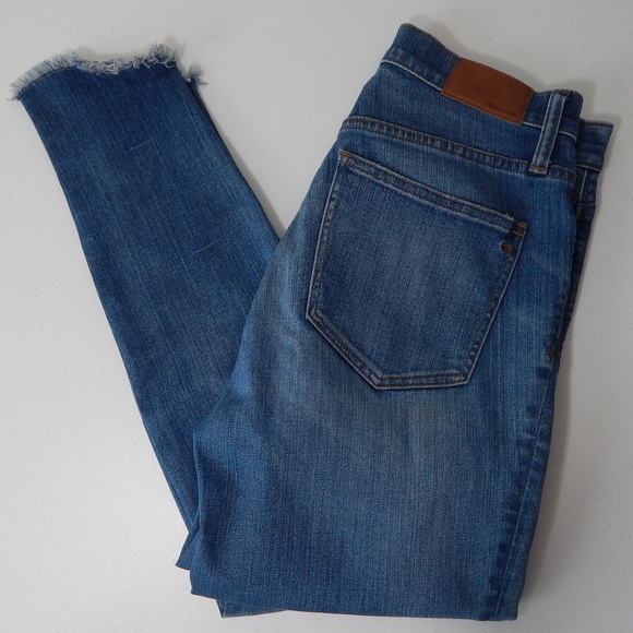 Madewell Denim - Madewell 30x34 Raw Tulip Hem Jeans High Rise